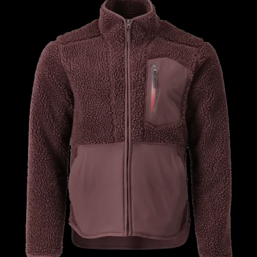 Mascot Customized fiberpelsjakke med lynlås bordeaux str.  2XL