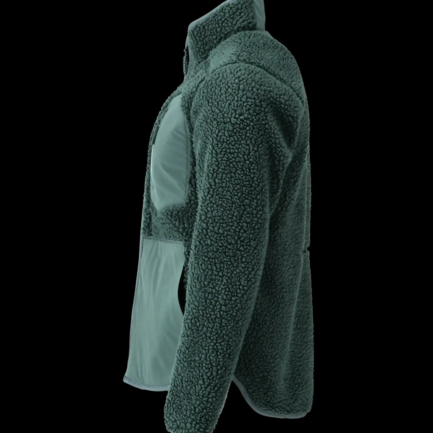 Mascot Customized fiberpelsjakke med lynlås skovgrøn str. 2XL