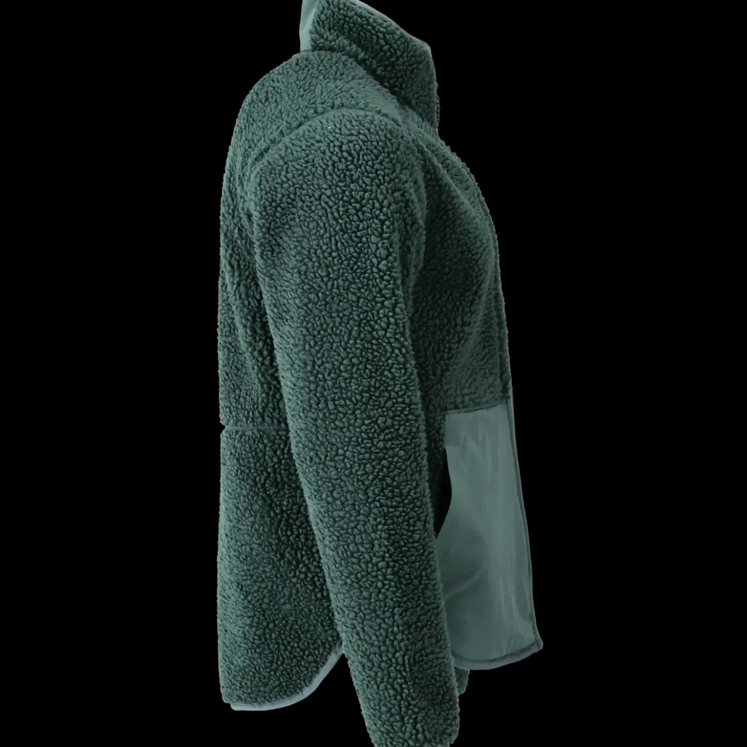 Mascot Customized fiberpelsjakke med lynlås skovgrøn str. 2XL