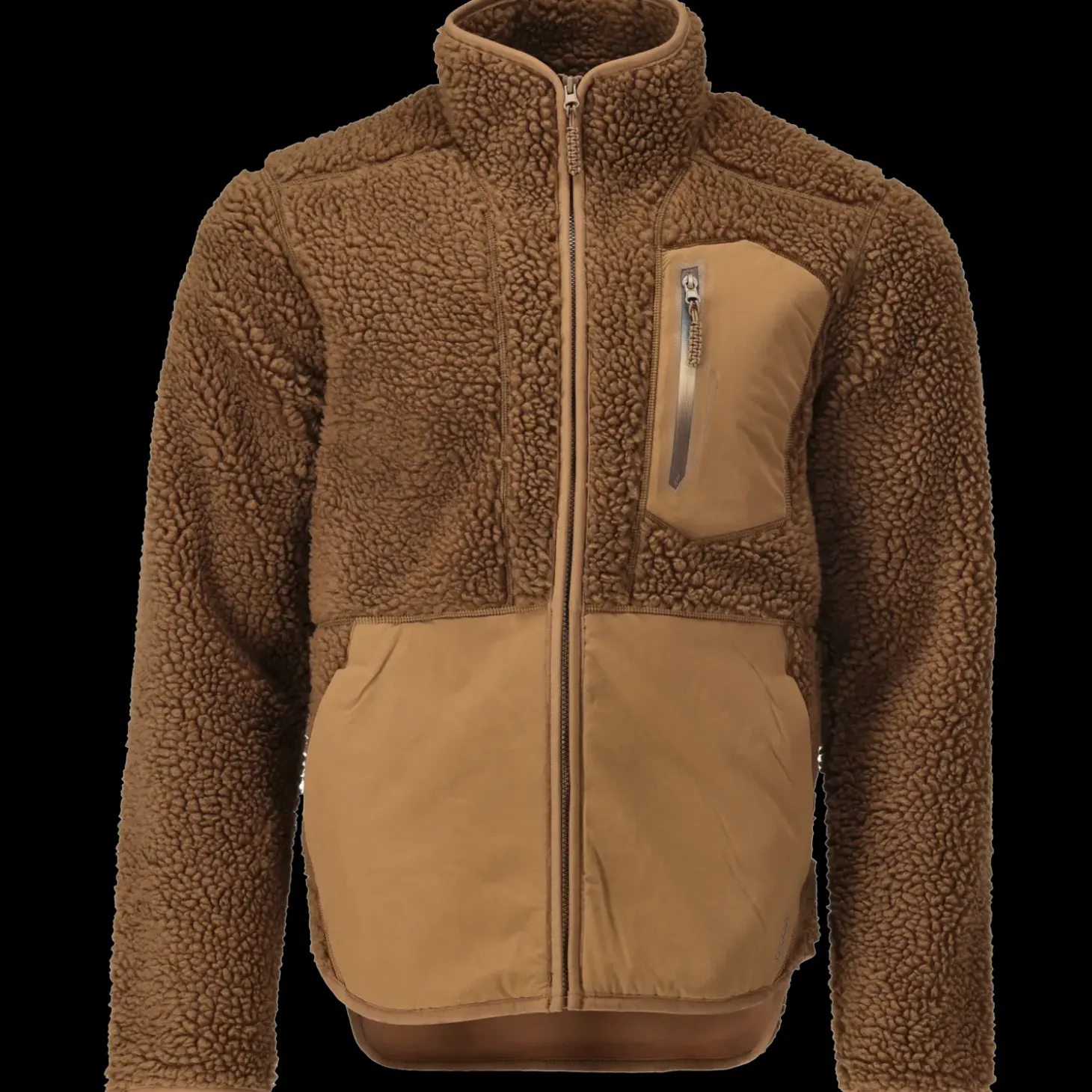 Mascot Customized fiberpelsjakke med lynlås nøddebrun str. L