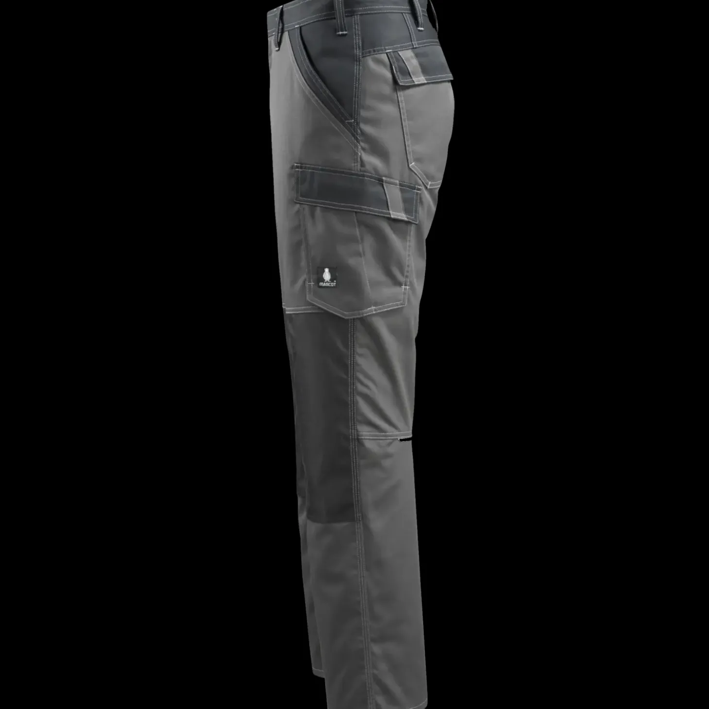 Mascot Light Temora bukser med knælommer mørk antracit/sort str. 82C48