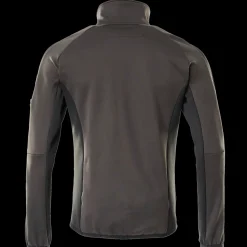 Mascot Unique fleecetrøje med lynlås mørk antracit/sort str. 2XL