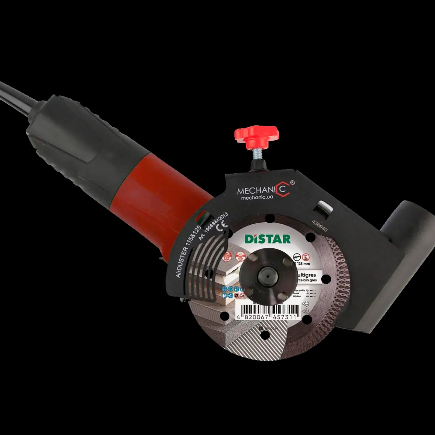 Mechanic AirDUSTER 125 mm støvskærm til skæring
