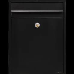 ME|FA Brevkasse Piano 345x470x170 mm sort struktur
