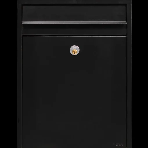 ME|FA Brevkasse Piano 345x470x170 mm sort struktur