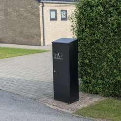 ME|FA pakkepostkasse Bosca med Ruko lås (408) sort