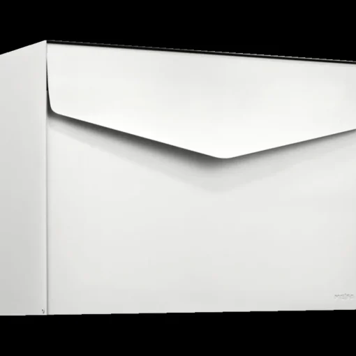 ME|FA postkasse Letter (111) renhvid med ME|FA lås