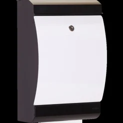 ME|FA  postkasse Penguin (303) sort/hvid
