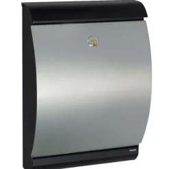 ME|FA postkasse Puffin (300) sort/galvaniseret