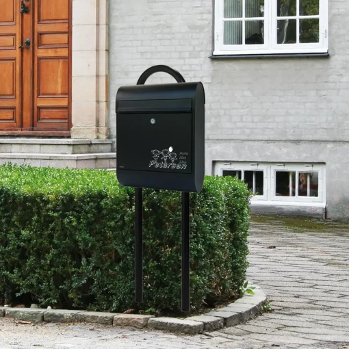 ME|FA postkasse Ruby (864) sort struktur