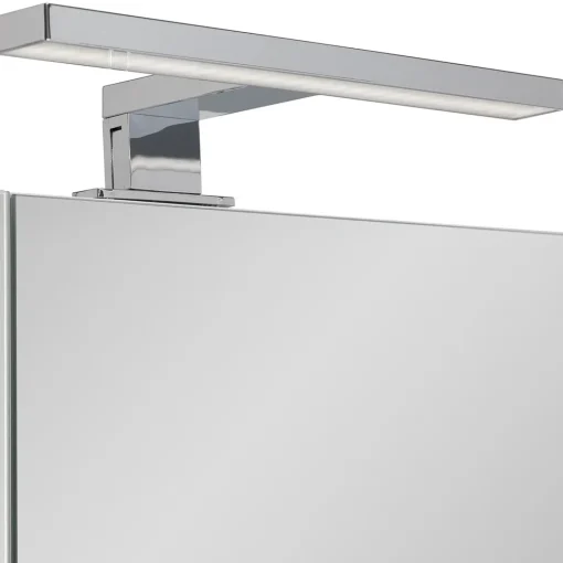 Mikelo Reno spejlskab 80x60x15 cm hvid højglans