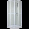 Mikelo venedig brusekabine 80x200x80 cm hvid