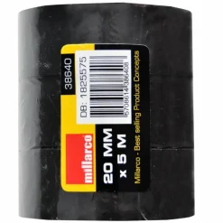 Millarco isoleringstape 20 mm x 0,5 m 3 stk