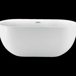 Milobad badekar 78x60x170 cm hvid akryl