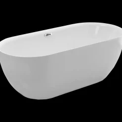 Milobad badekar 78x60x170 cm hvid akryl