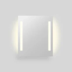 Milobad C23 spejl m/LED 70x60 cm