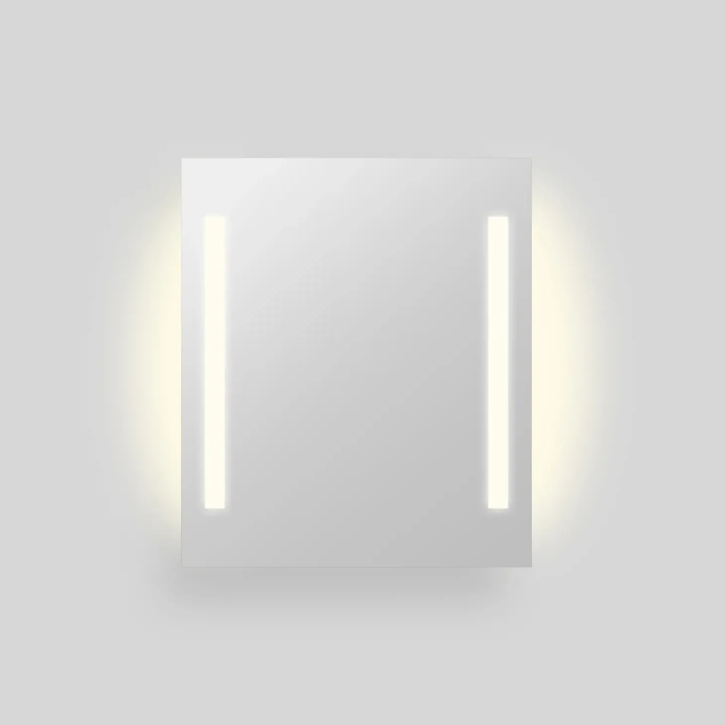 Milobad C23 spejl m/LED 70x60 cm