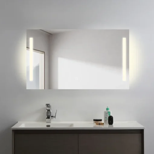 Milobad C23 spejl m/LED 70x120 cm