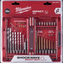 Milwaukee bor-bitssæt 39 stk