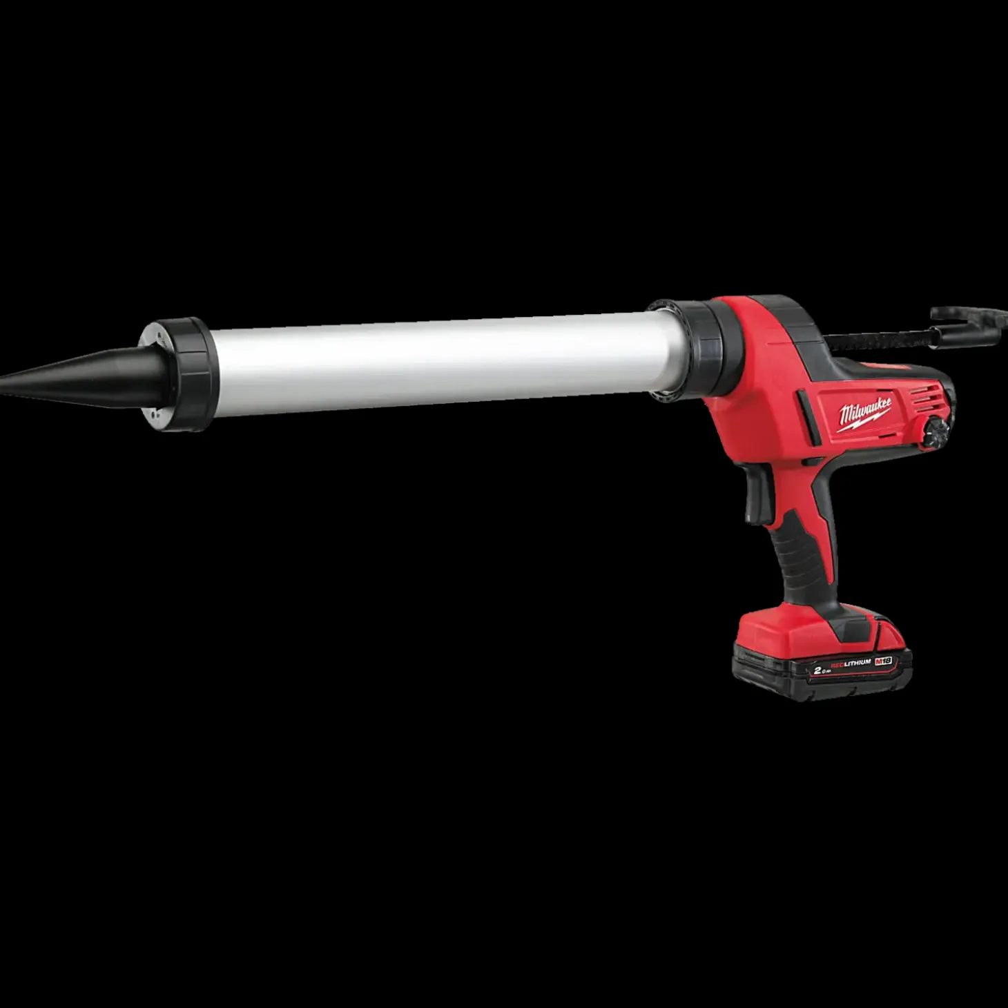 Milwaukee C18 PCG/600 18V fugepistol m/600 ml rør 1 x 2.0 Ah batteri og lader