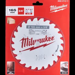Milwaukee CSB P W rundsavklinge Ø165 mm 24 tænder