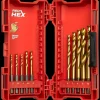 Milwaukee HSS-G Tin metalbor 10 dele