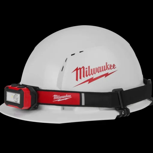 Milwaukee IR HL450 USB-genopladelig pandelampe