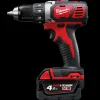 Milwaukee M18 BDD-403C 18V bore-/skruemaskine 3x4.0 Ah batteri og lader