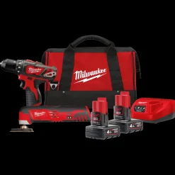 Milwaukee M12 BPP2D-402B bore/skruemaskine og multicutter