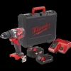 Milwaukee M18 CBLPD-422C 18V slagboremaskine 1x4.0 + 1x2.0 Ah inkl. kuffert