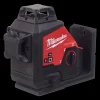 Milwaukee M12 3PL-0C grøn 360° 3 plans laser solo