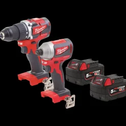 Milwaukee M18CBLDD og M18CLID bore/skruemaskine og slagboremaskine