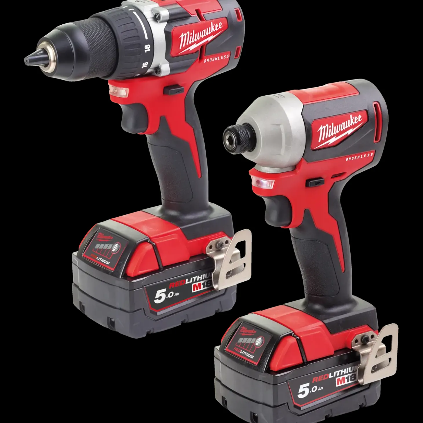 Milwaukee M18CBLDD og M18CLID bore/skruemaskine og slagboremaskine