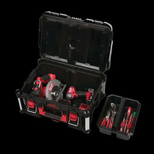 Milwaukee Packout™ 3-delt sæt med trolley og to modulsystem bokse