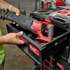 Milwaukee packout kuffert med 3 skuffer