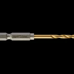 Milwaukee Red Hex shockwave™ HSS-Tin metalbor 3,5 mm