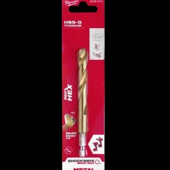 Milwaukee Red Hex shockwave™ HSS-Tin metalbor 10 mm