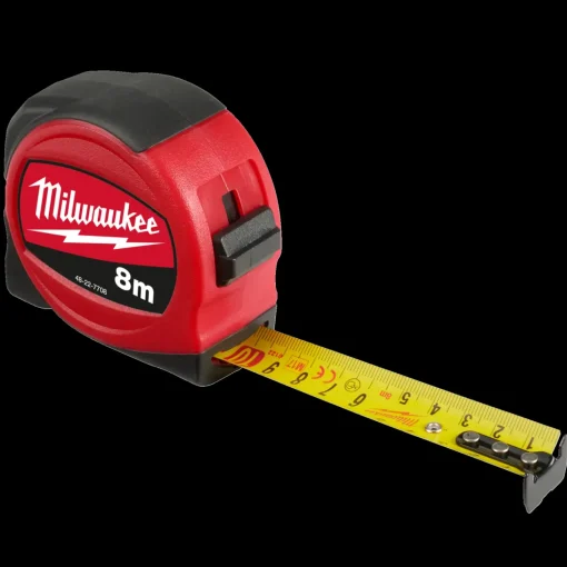 Milwaukee S8/25 mm slimline målebånd 8 m