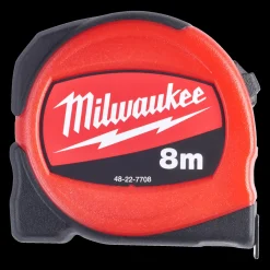 Milwaukee S8/25 mm slimline målebånd 8 m