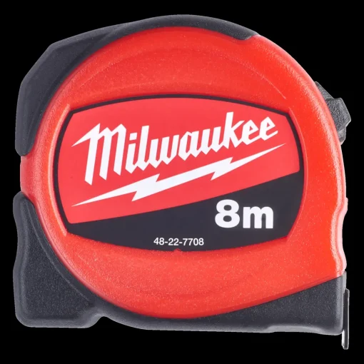 Milwaukee S8/25 mm slimline målebånd 8 m