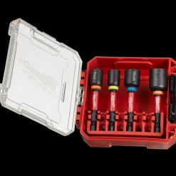 Milwaukee schockwave™ magnetisk slagtoppesæt 4 dele