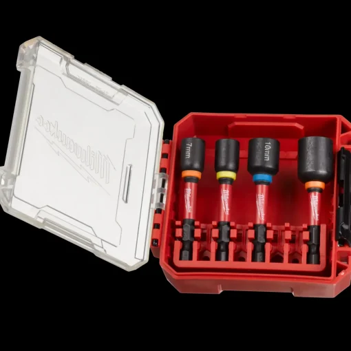 Milwaukee schockwave™ magnetisk slagtoppesæt 4 dele