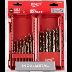Milwaukee shockwave™ HSS-G-CO metalborsæt 19 bor