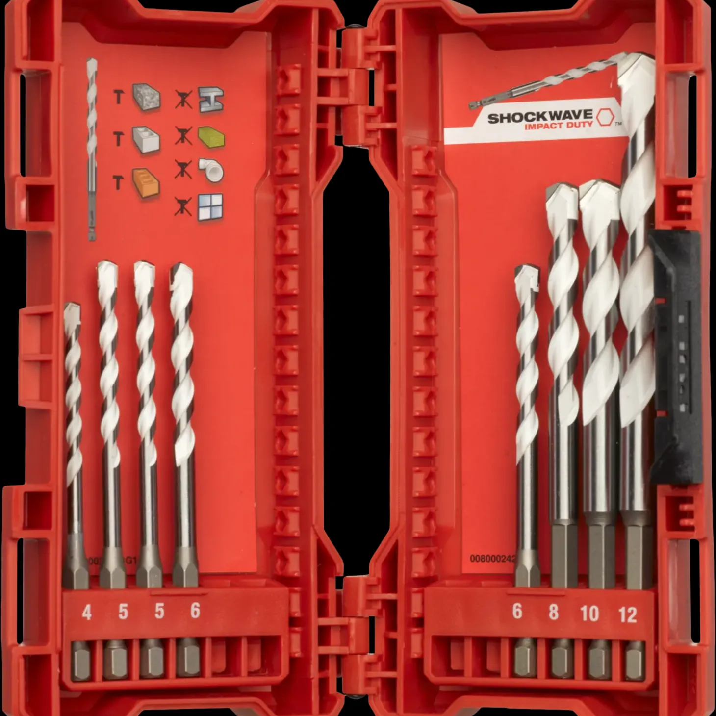 Milwaukee universalbor sæt 8P