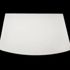 Morsø glasgulvplade rektangulær med buet forkant 85 x 110 cm