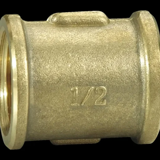 Muffe 1/2" messing