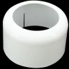 Muffeskjuler t/toilet 110 mm hvid plast