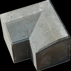 Multikant standard TP15 indv.hjørne, grå med skrå bagkant - 14x21x15,5 cm