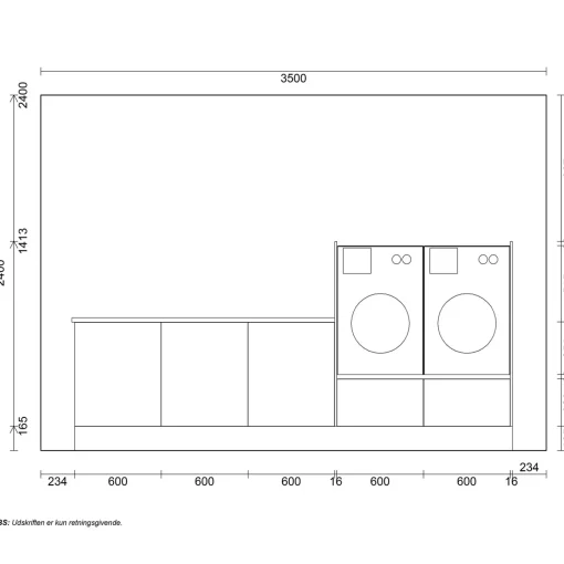Multi-Living Monaco bryggers 2432 mm