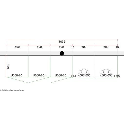 Multi-Living Monaco bryggers 2432 mm